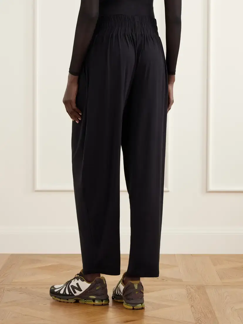 Eres Koch Pleated Stretch-jersey Tapered Track Pants | Thumbnail 3 Eres Koch Pleated Stretch-jersey Tapered Track Pants | Thumbnail 3