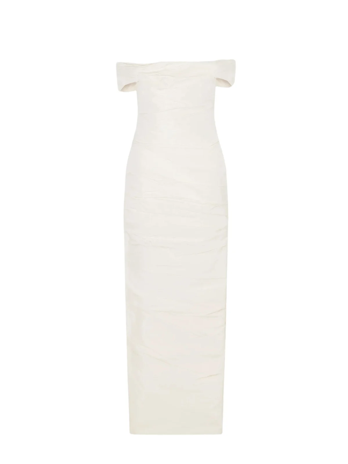 Off-the-shoulder Draped Duchess-satin Gown Off-the-shoulder Draped Duchess-satin Gown
