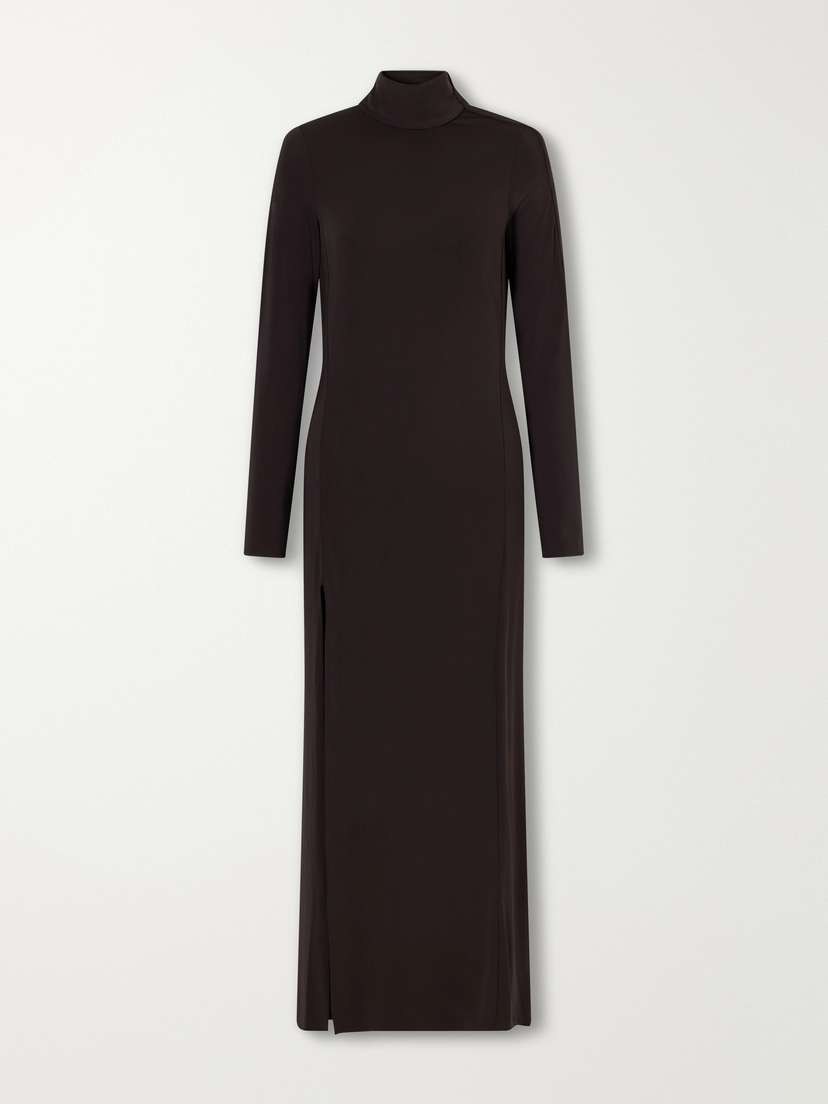 Courrèges Stretch-jersey Turtleneck Maxi Dress