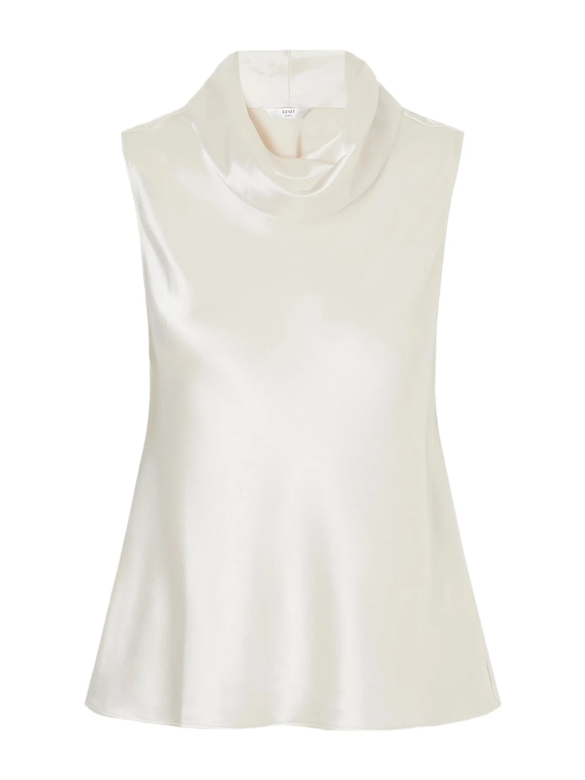Barb Draped Satin Blouse Barb Draped Satin Blouse