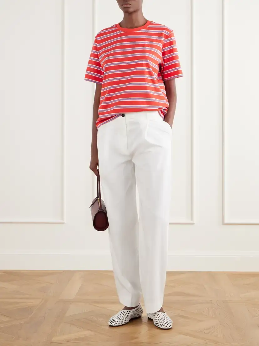 La Ligne Boyfriend Striped Cotton-jersey T-shirt | Thumbnail 2 La Ligne Boyfriend Striped Cotton-jersey T-shirt | Thumbnail 2