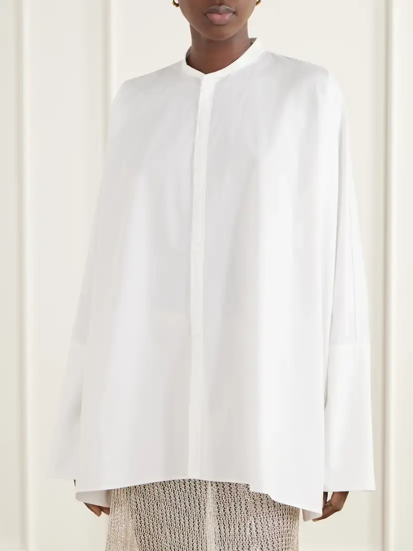 Ruohan Kael Asymmetrical Cotton-poplin Shirt | Thumbnail 3