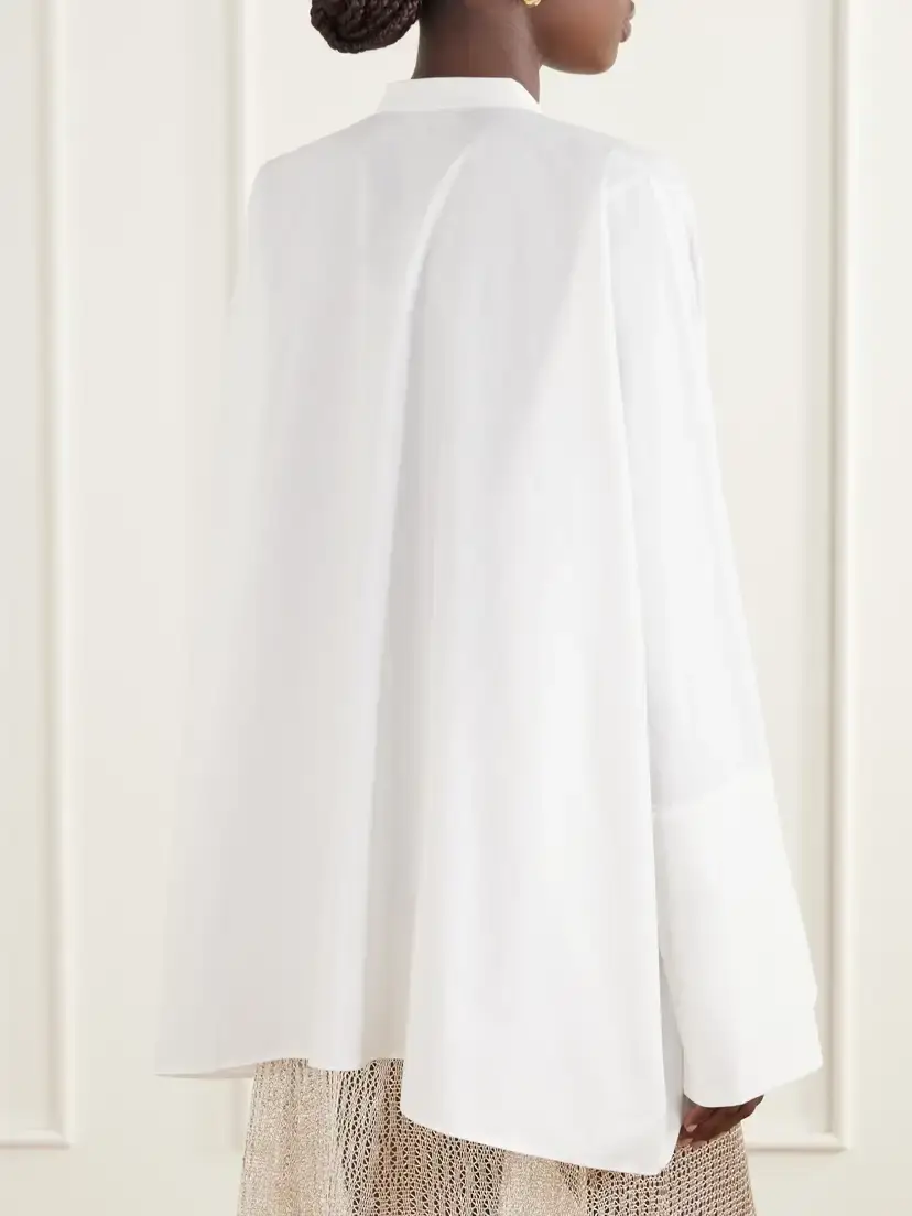 Ruohan Kael Asymmetrical Cotton-poplin Shirt | Thumbnail 4