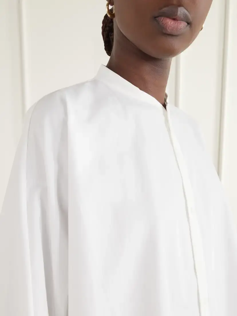 Ruohan Kael Asymmetrical Cotton-poplin Shirt | Thumbnail 5