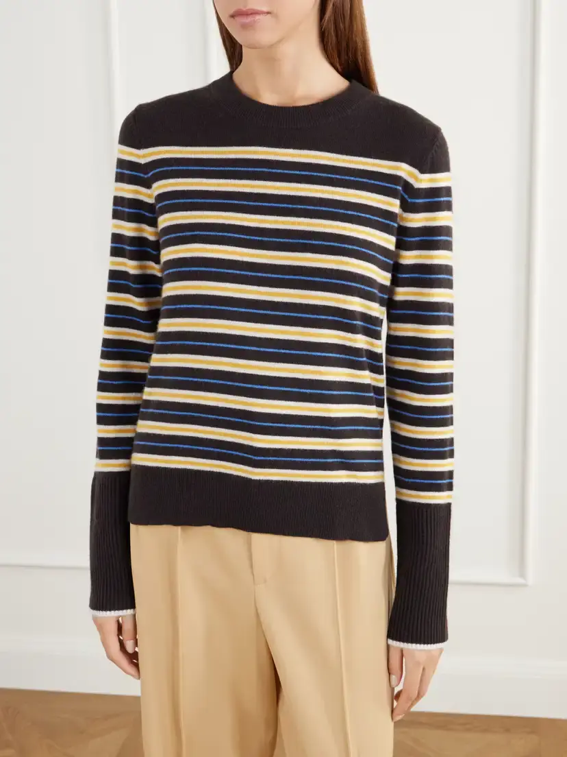 La Ligne Lean Lines Striped Cashmere Sweater | Thumbnail 3