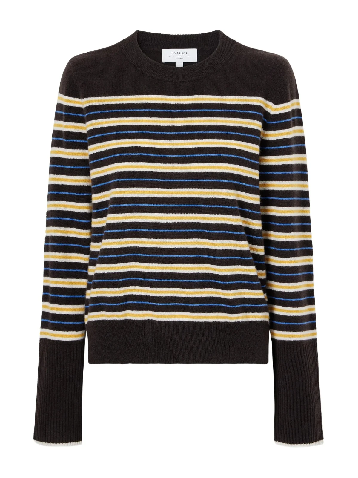 Lean Lines Striped Cashmere Sweater Lean Lines Striped Cashmere Sweater