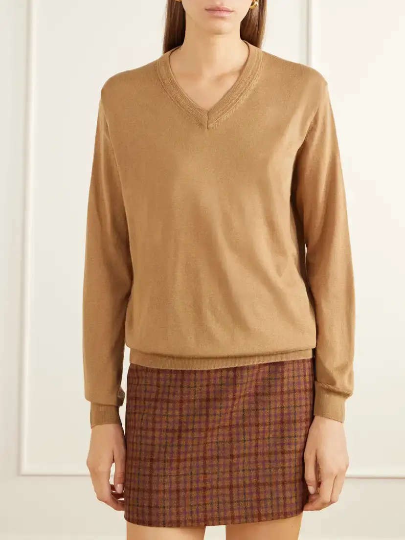 La Ligne Ben Silk, Wool And Cashmere-blend Sweater | Thumbnail 3 La Ligne Ben Silk, Wool And Cashmere-blend Sweater | Thumbnail 3