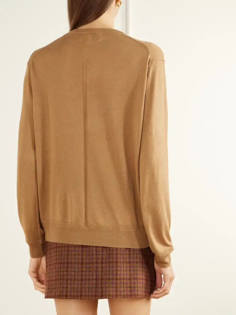 La Ligne Ben Silk, Wool And Cashmere-blend Sweater | Thumbnail 4 La Ligne Ben Silk, Wool And Cashmere-blend Sweater | Thumbnail 4