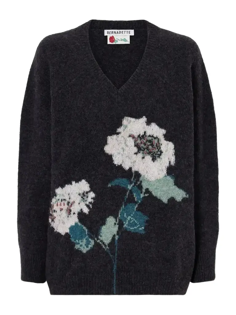 Kane Brushed Intarsia-knit Sweater Kane Brushed Intarsia-knit Sweater