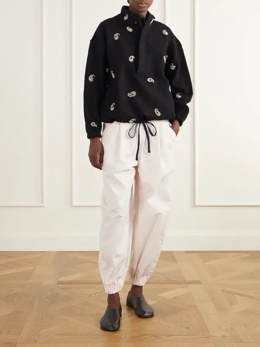 Kartik Research Paisley Kaza Bead-embellished Brushed-wool Jacket | Thumbnail 2