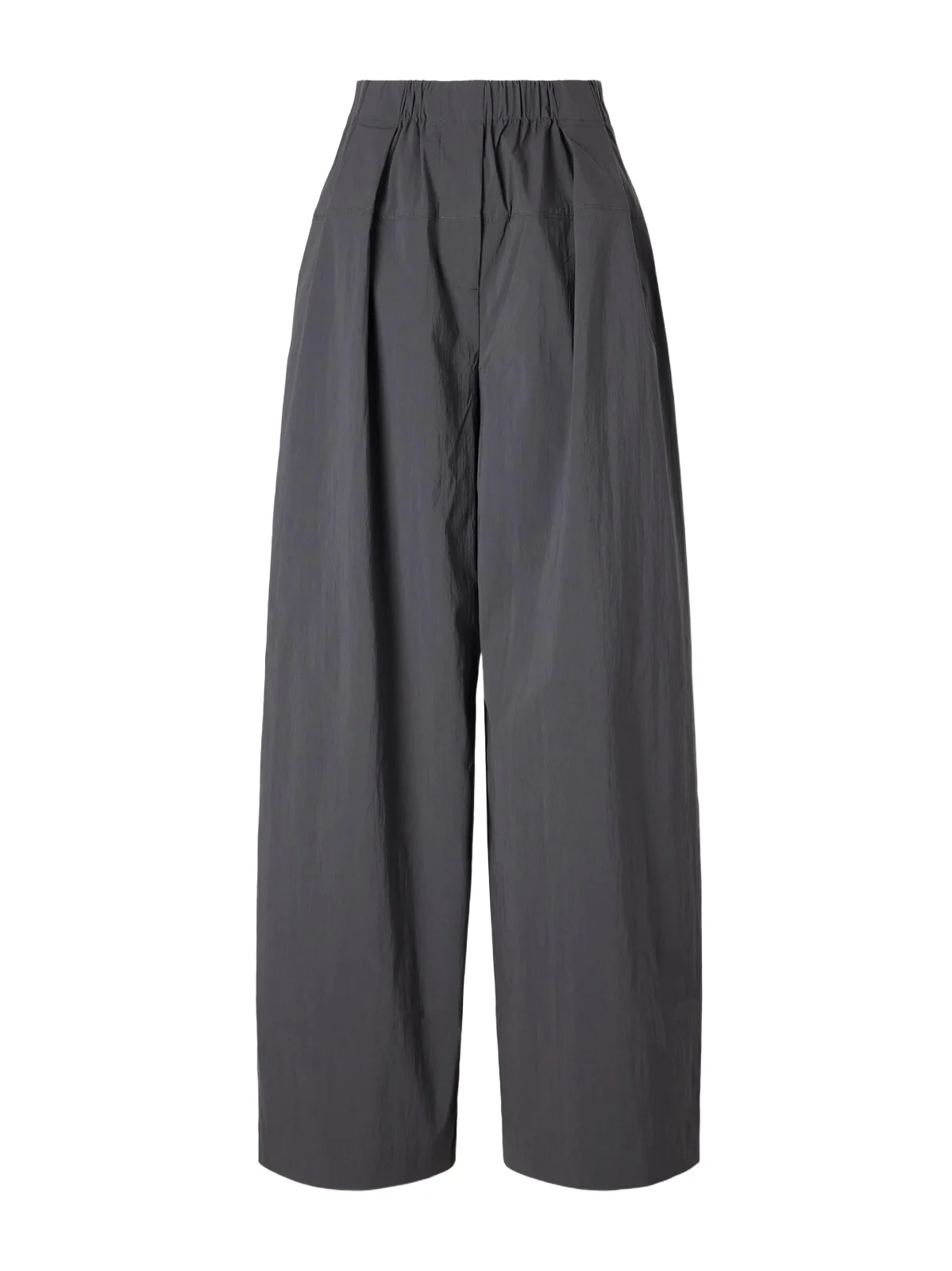 Pleated Cotton-blend Shell Wide-leg Pants Pleated Cotton-blend Shell Wide-leg Pants