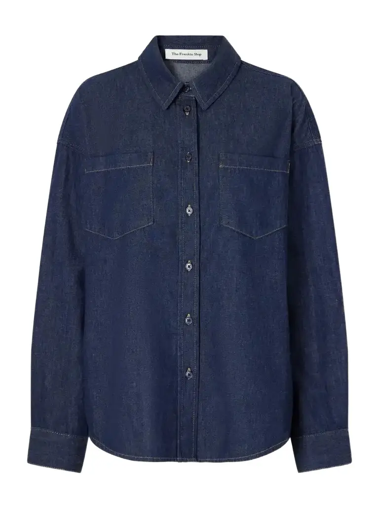 The Frankie Shop Deira Denim Shirt