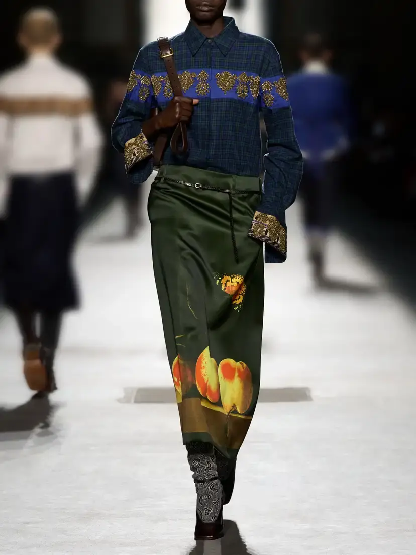 Dries Van Noten Embellished Checked Cotton-flannel Shirt | Thumbnail 6 Dries Van Noten Embellished Checked Cotton-flannel Shirt | Thumbnail 6