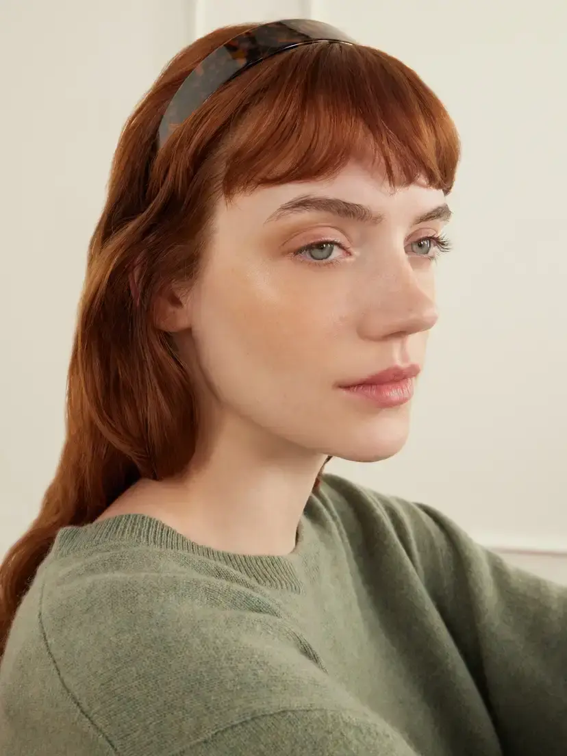 Jennifer Behr Lydia Tortoiseshell Acetate Headband | Thumbnail 2