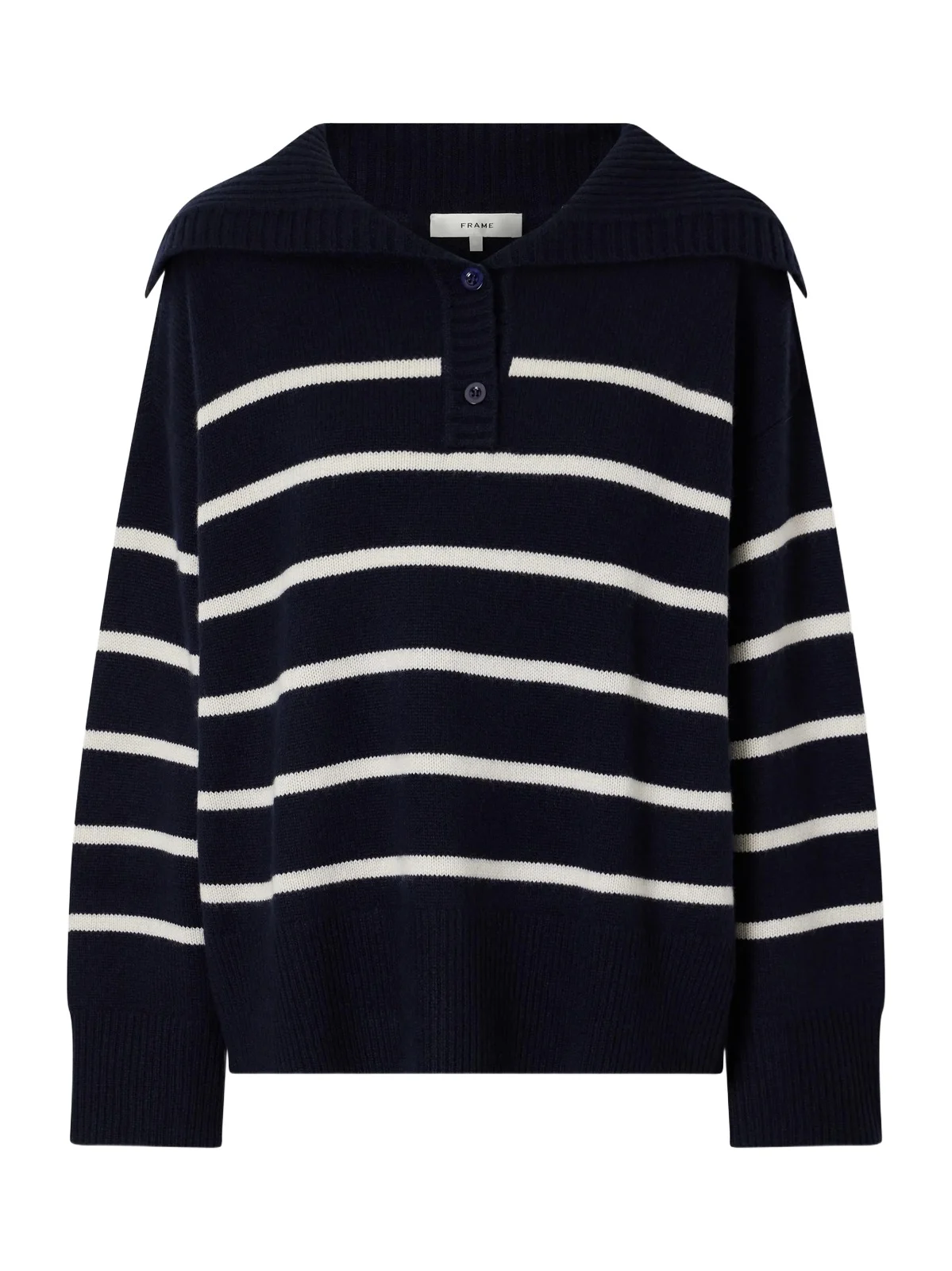 Striped Cashmere Polo Shirt Striped Cashmere Polo Shirt