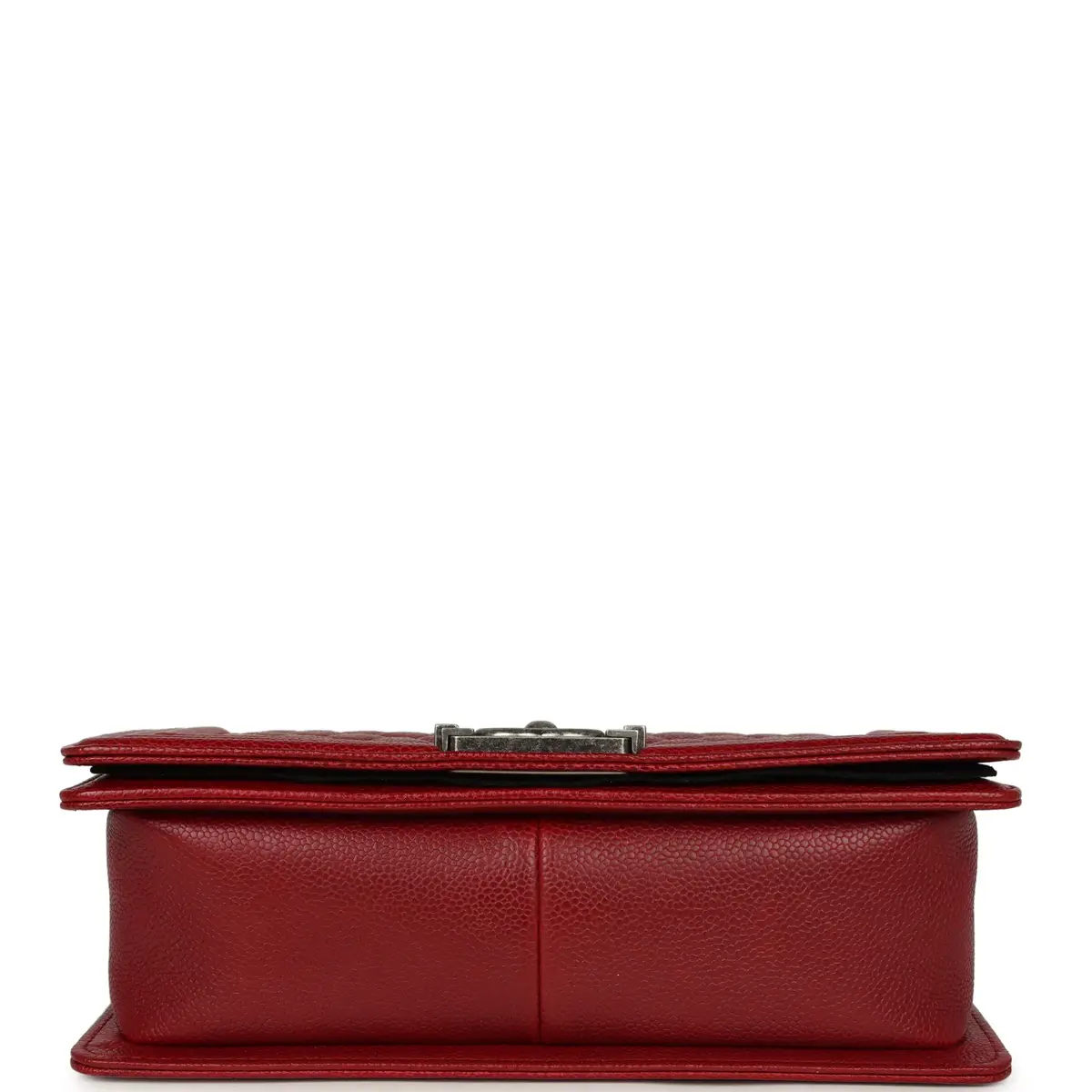 Chanel Chanel Medium Boy Bag Dark Red Shiny Caviar Aged Ruthenium Hardware | Thumbnail 6 Chanel Chanel Medium Boy Bag Dark Red Shiny Caviar Aged Ruthenium Hardware | Thumbnail 6
