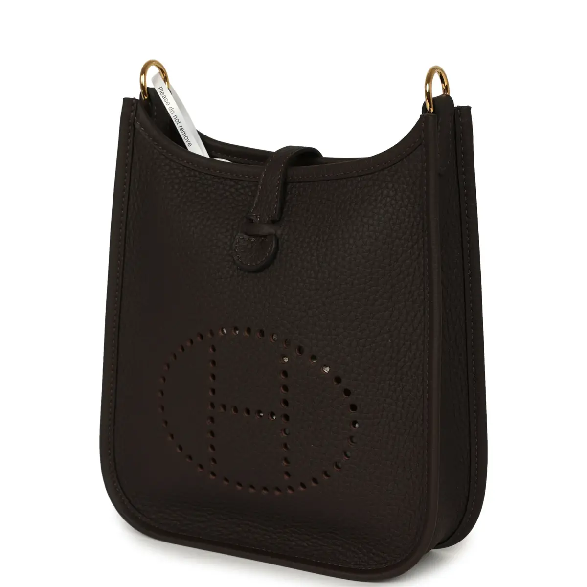 HERMÈS Hermes Evelyne TPM Ebene Clemence Gold Hardware | Thumbnail 5 HERMÈS Hermes Evelyne TPM Ebene Clemence Gold Hardware | Thumbnail 5