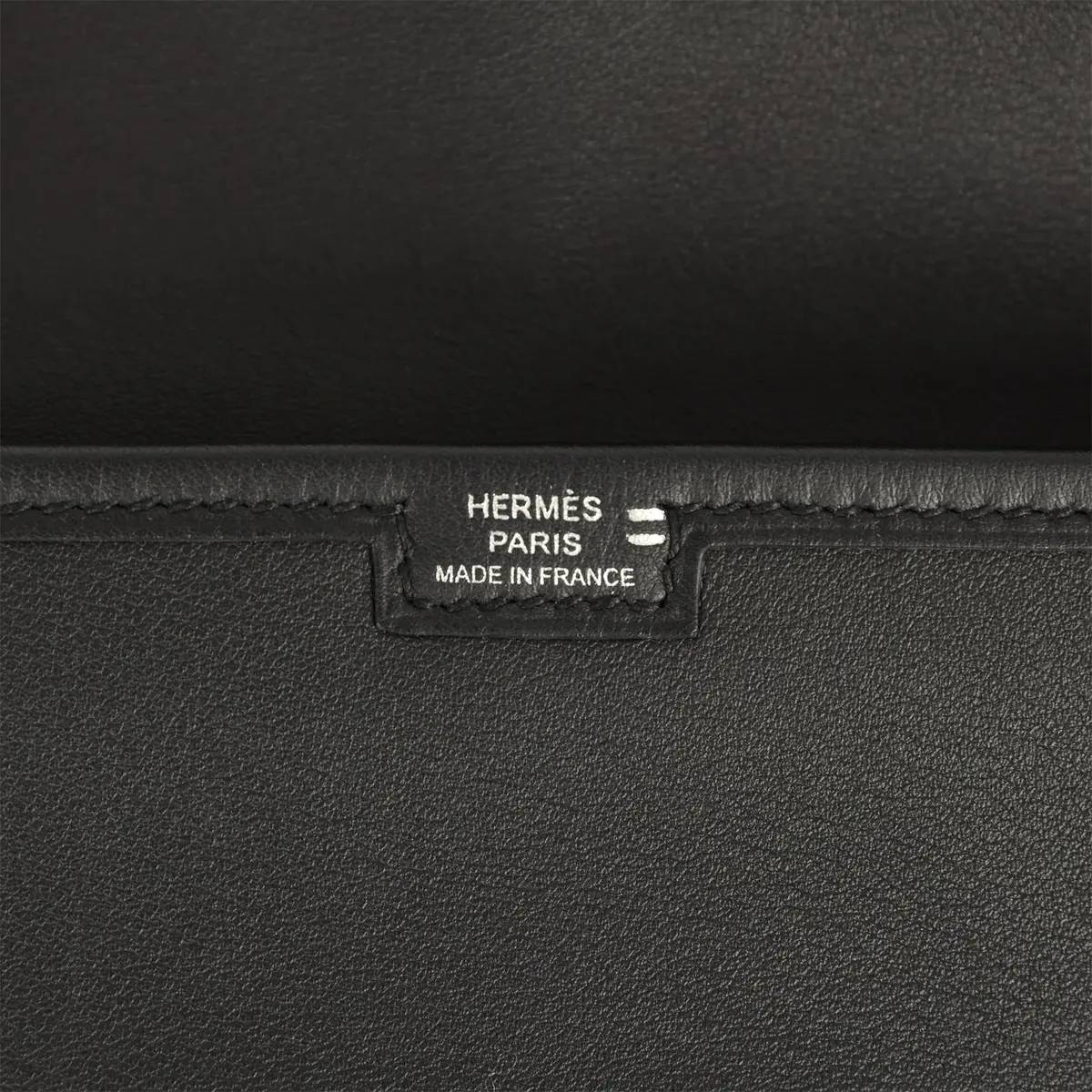 HERMÈS Hermes Jige Duo Clutch Black Swift, Varanus Niloticus Lizard Touch Palladium Hardware | Thumbnail 8 HERMÈS Hermes Jige Duo Clutch Black Swift, Varanus Niloticus Lizard Touch Palladium Hardware | Thumbnail 8
