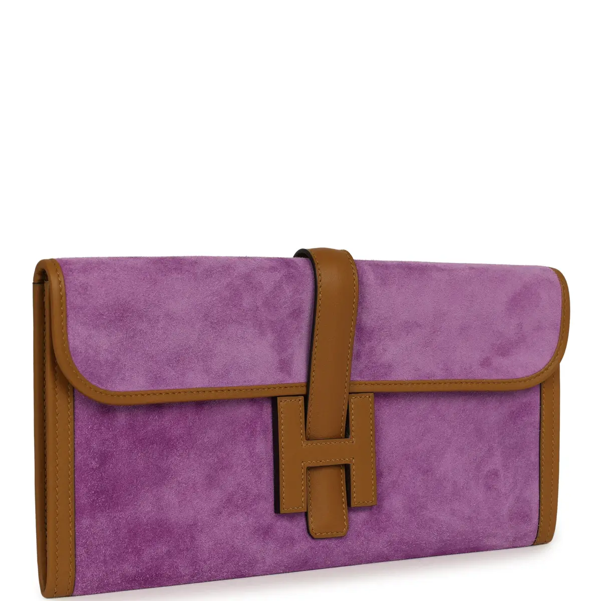 HERMÈS Hermes Jige Elan 29 Violet Doblis, Kraft Swift | Thumbnail 2 HERMÈS Hermes Jige Elan 29 Violet Doblis, Kraft Swift | Thumbnail 2