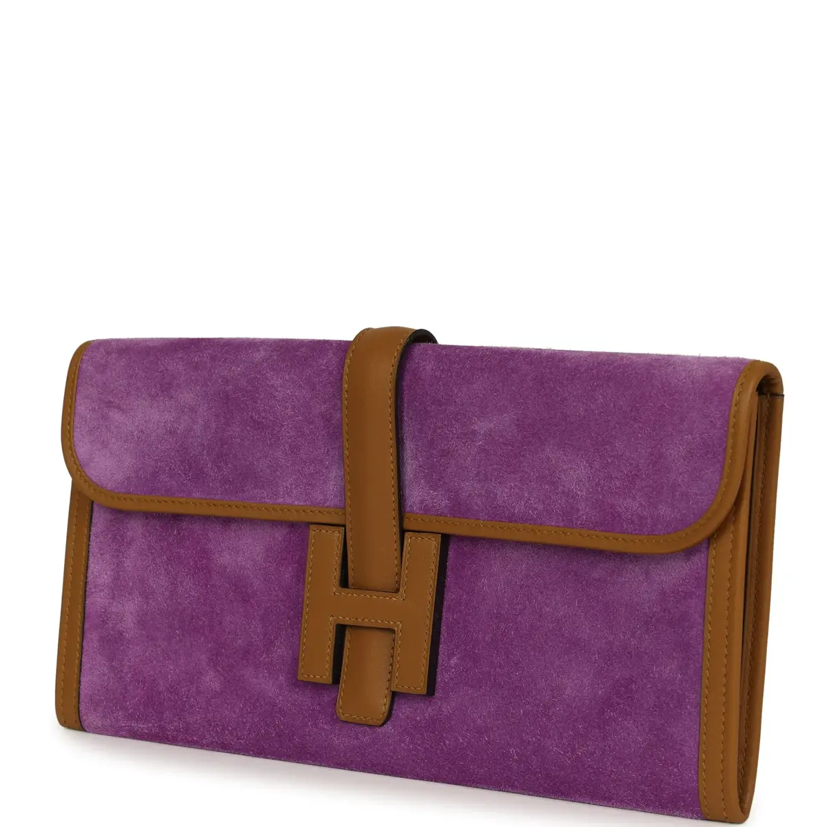 HERMÈS Hermes Jige Elan 29 Violet Doblis, Kraft Swift | Thumbnail 6 HERMÈS Hermes Jige Elan 29 Violet Doblis, Kraft Swift | Thumbnail 6