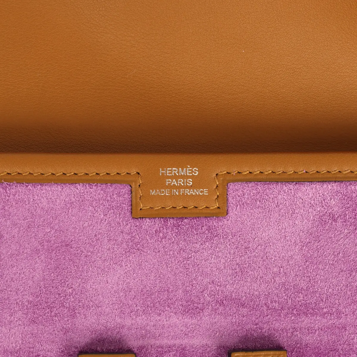 HERMÈS Hermes Jige Elan 29 Violet Doblis, Kraft Swift | Thumbnail 7 HERMÈS Hermes Jige Elan 29 Violet Doblis, Kraft Swift | Thumbnail 7