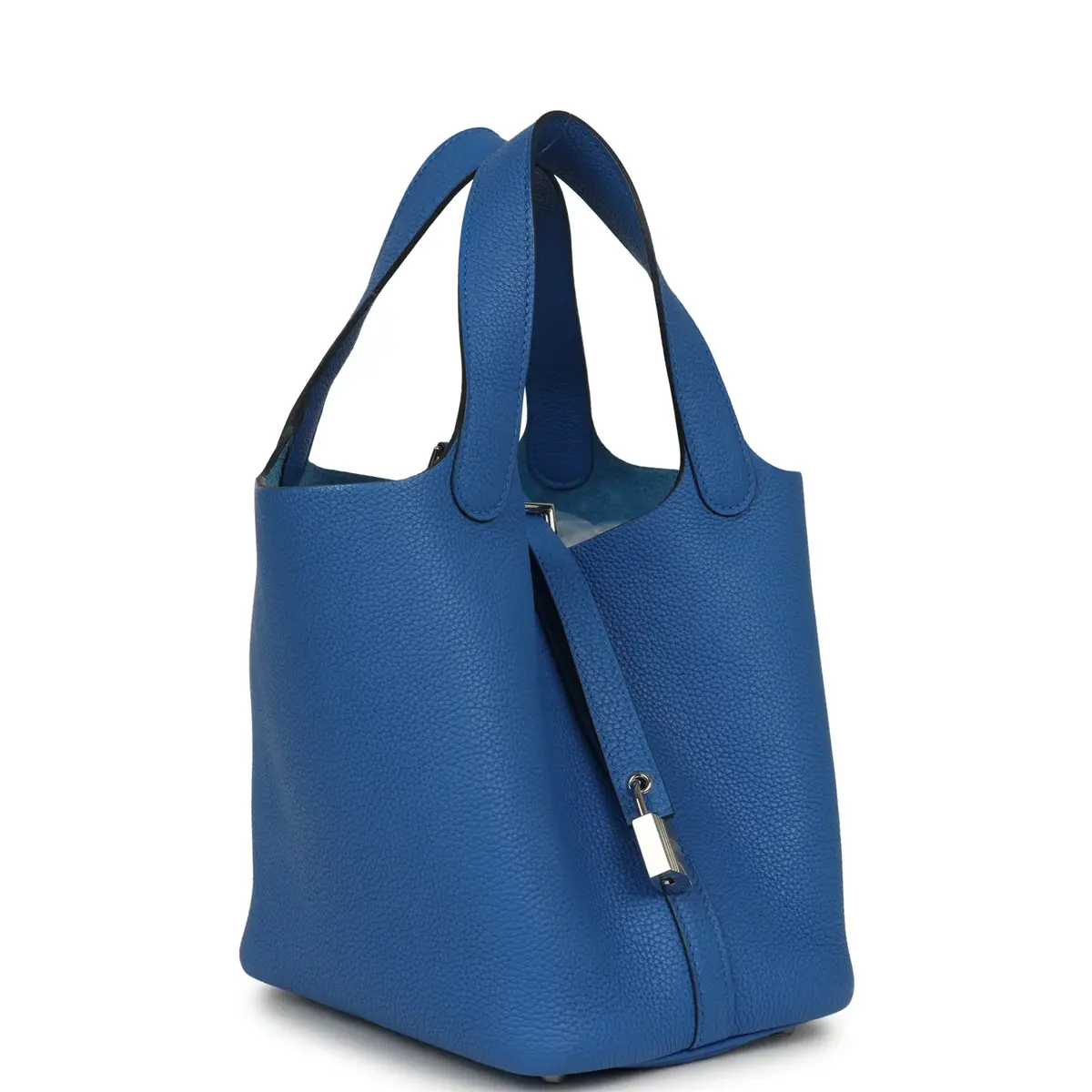 HERMÈS Hermes Picotin Lock 18 Bleu Zellige Maurice Palladium Hardware | Thumbnail 2 HERMÈS Hermes Picotin Lock 18 Bleu Zellige Maurice Palladium Hardware | Thumbnail 2