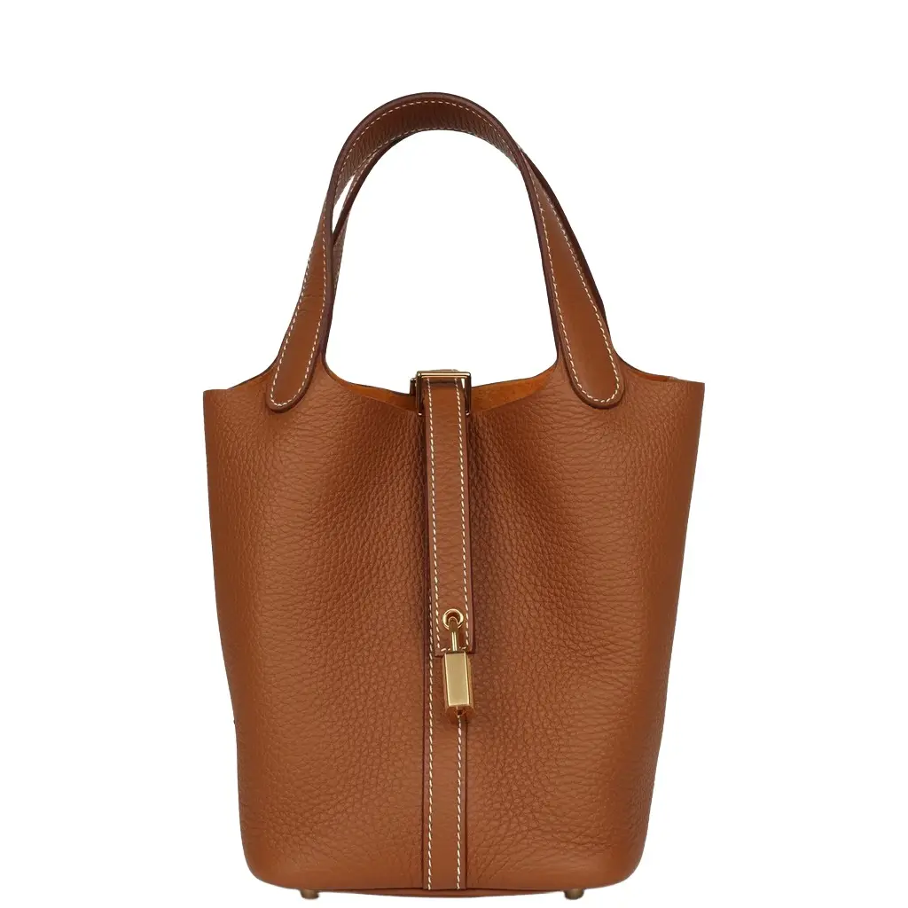 HERMÈS Hermes Picotin Lock 18 Gold Clemence Gold Hardware