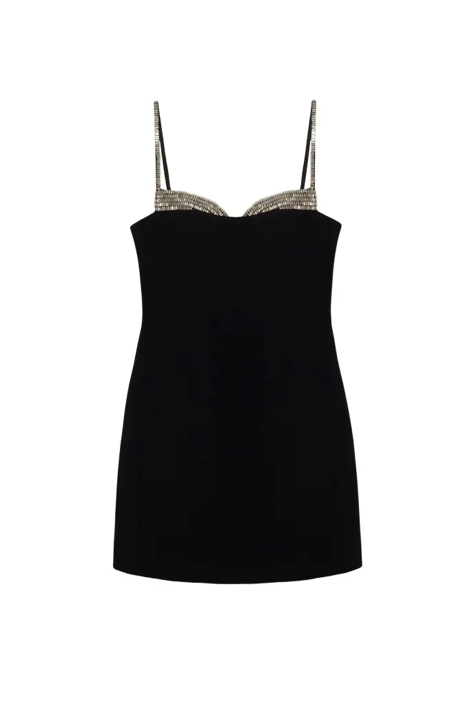 Maeva Embellished Bustier Mini Dress