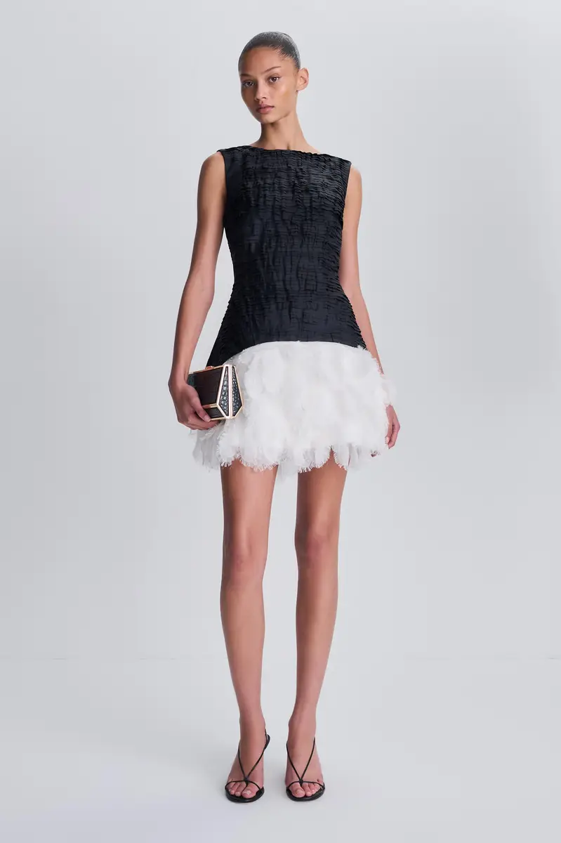 Simkhai Olympia Taffeta Mini Dress | Thumbnail 2 Simkhai Olympia Taffeta Mini Dress | Thumbnail 2