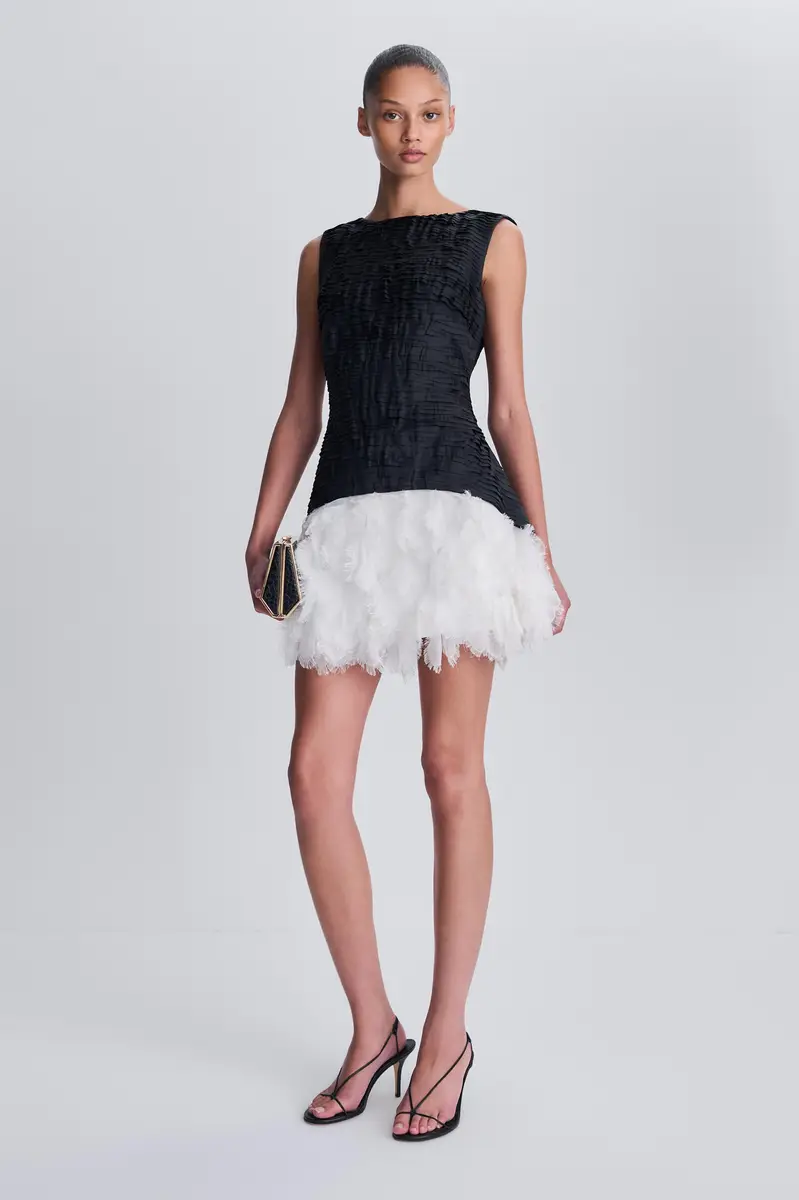 Simkhai Olympia Taffeta Mini Dress | Thumbnail 4 Simkhai Olympia Taffeta Mini Dress | Thumbnail 4