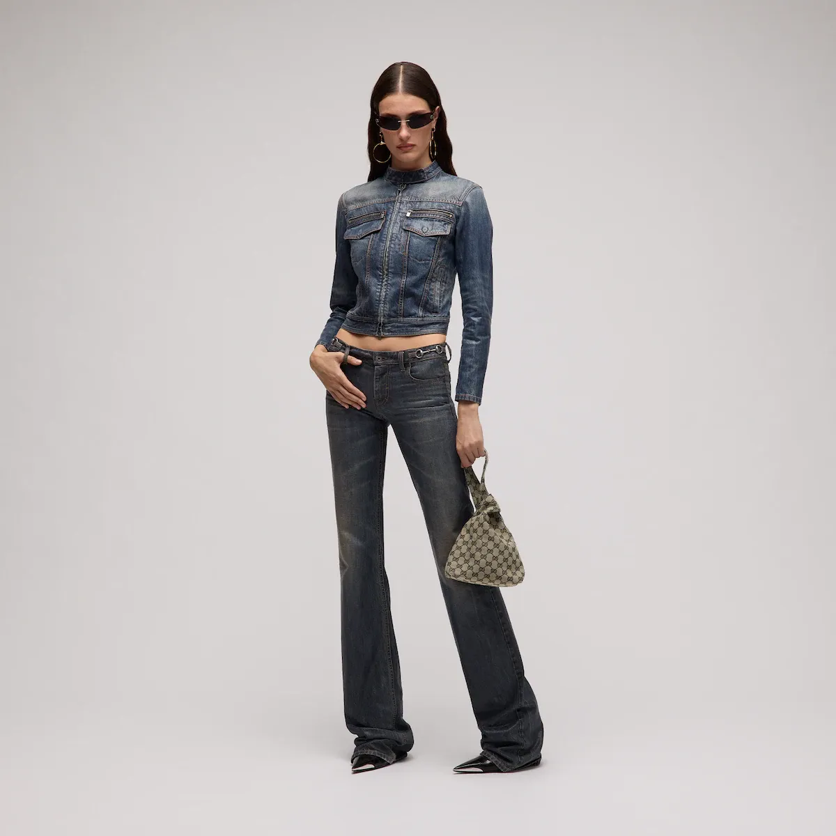Gucci Soft Loop Small Top Handle Bag | Thumbnail 2 Gucci Soft Loop Small Top Handle Bag | Thumbnail 2
