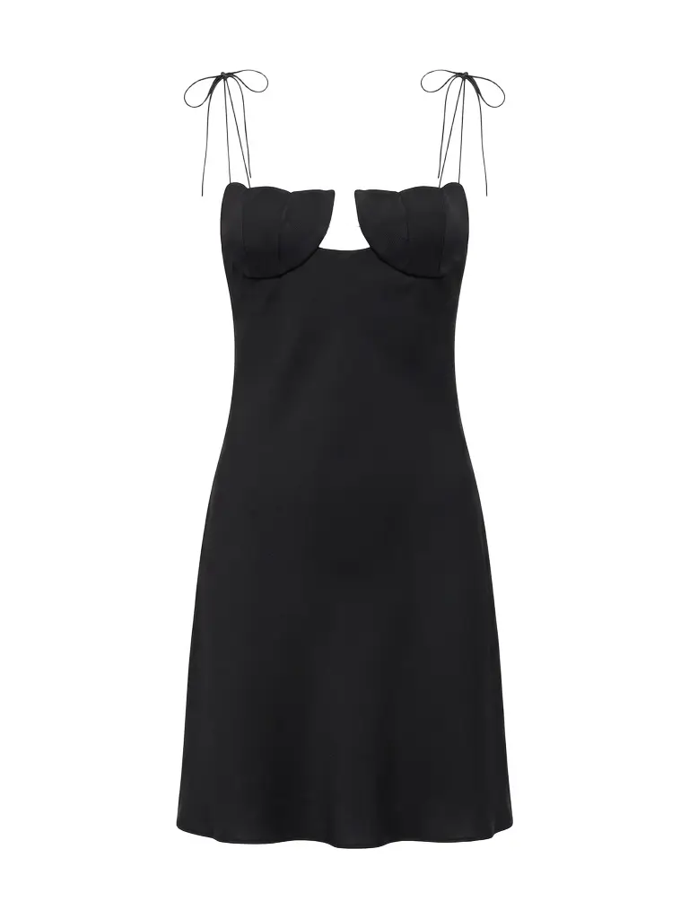 Anna October Tulip Satin Mini Dress