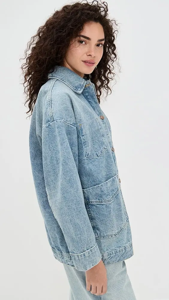 Free People Avery Denim Jacket | Thumbnail 3 Free People Avery Denim Jacket | Thumbnail 3