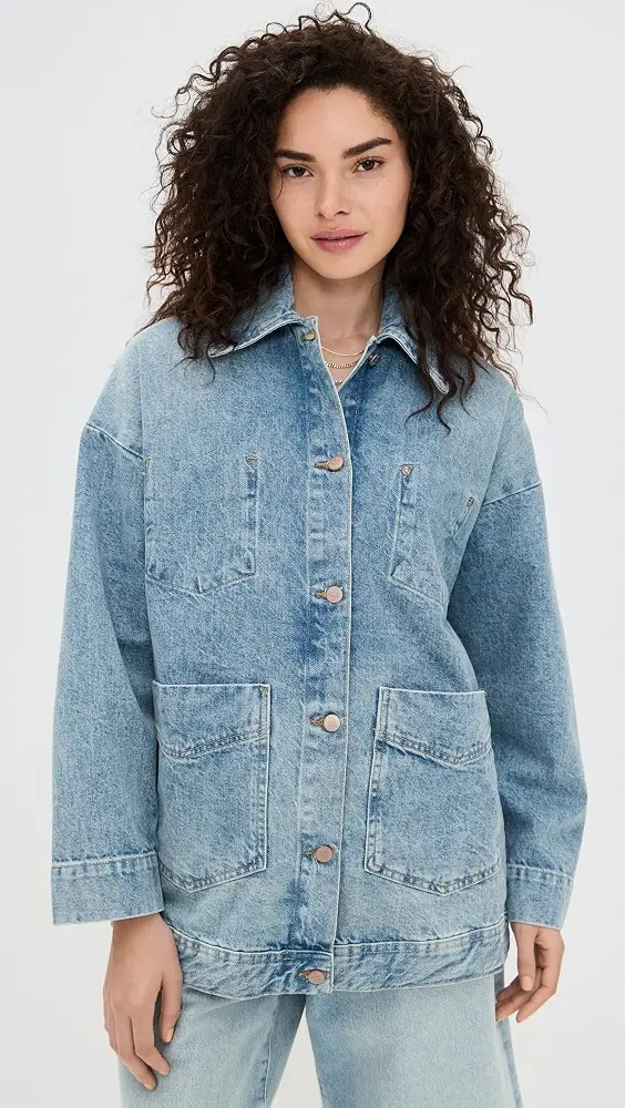 Free People Avery Denim Jacket | Thumbnail 6 Free People Avery Denim Jacket | Thumbnail 6