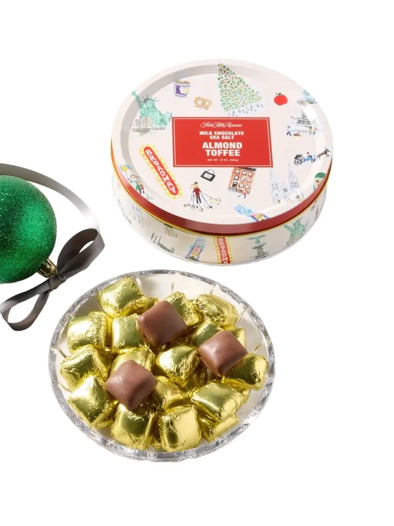Saks Fifth Avenue Milk Chocolate Almond Toffee With Sea Salt