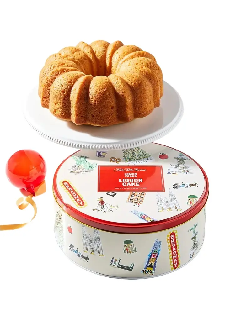 Saks Fifth Avenue Lemon Vodka Liquor Cake