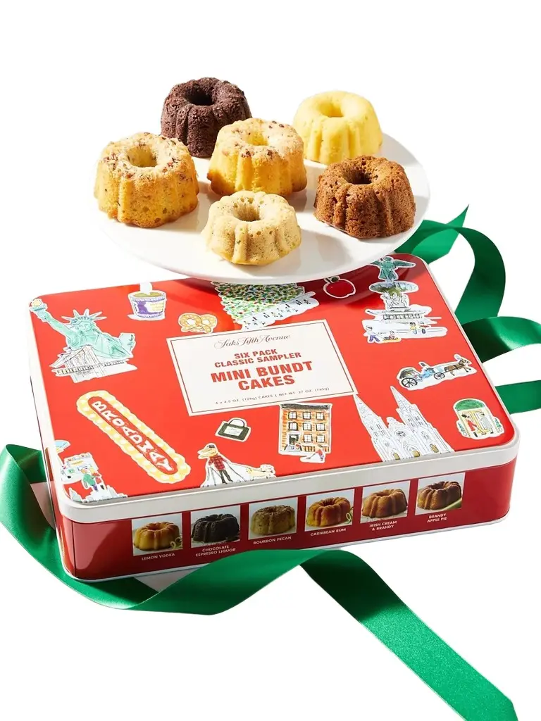 Saks Fifth Avenue 6-Pack Classic Sampler Mini Bundt Cakes
