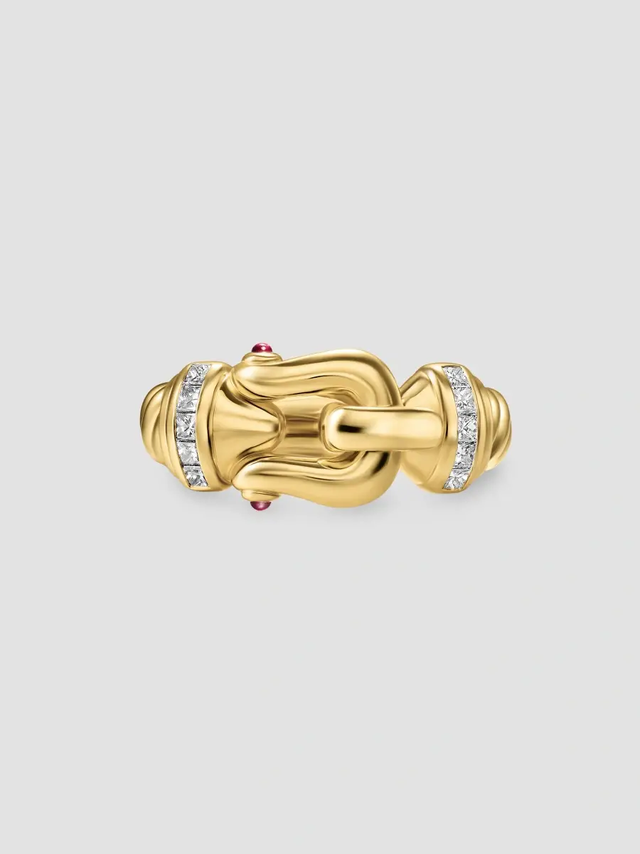 David Yurman Women's Buckle Ring in 18K Yellow | Thumbnail 3 David Yurman Women's Buckle Ring in 18K Yellow | Thumbnail 3