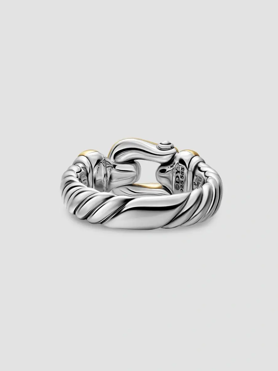 David Yurman Women's Buckle Ring in Sterling | Thumbnail 4 David Yurman Women's Buckle Ring in Sterling | Thumbnail 4