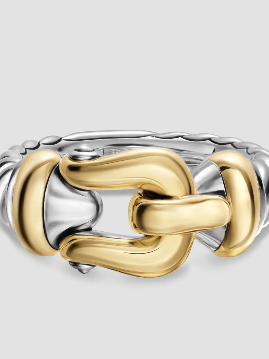 David Yurman Women's Buckle Ring in Sterling | Thumbnail 5 David Yurman Women's Buckle Ring in Sterling | Thumbnail 5