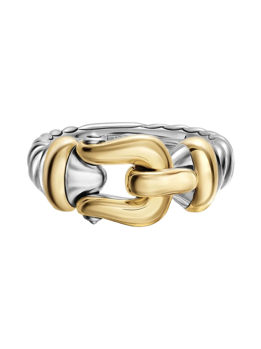 David Yurman Women's Buckle Ring in Sterling Silver - Silver