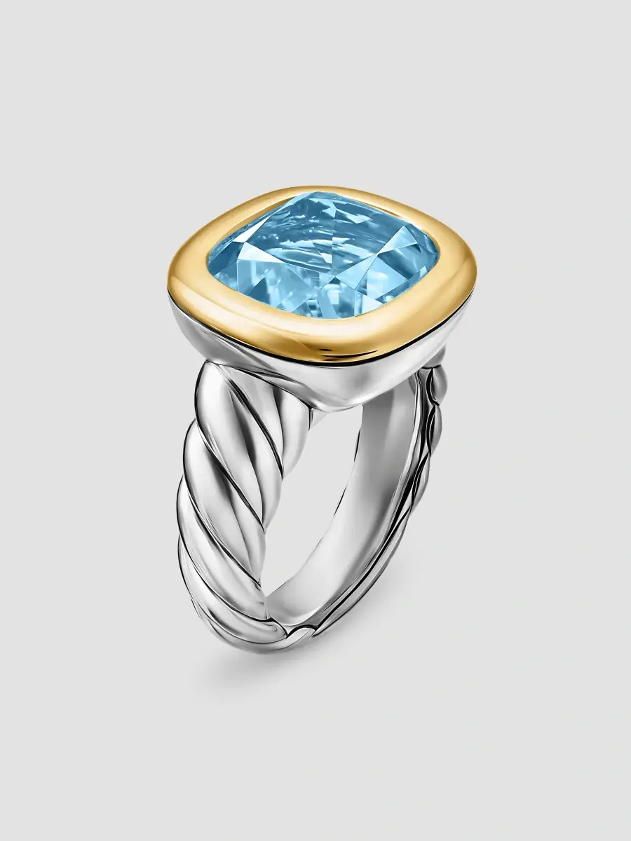 David Yurman Women's DY Mercer Color Stone Ring in Sterling Silver | Thumbnail 2 David Yurman Women's DY Mercer Color Stone Ring in Sterling Silver | Thumbnail 2