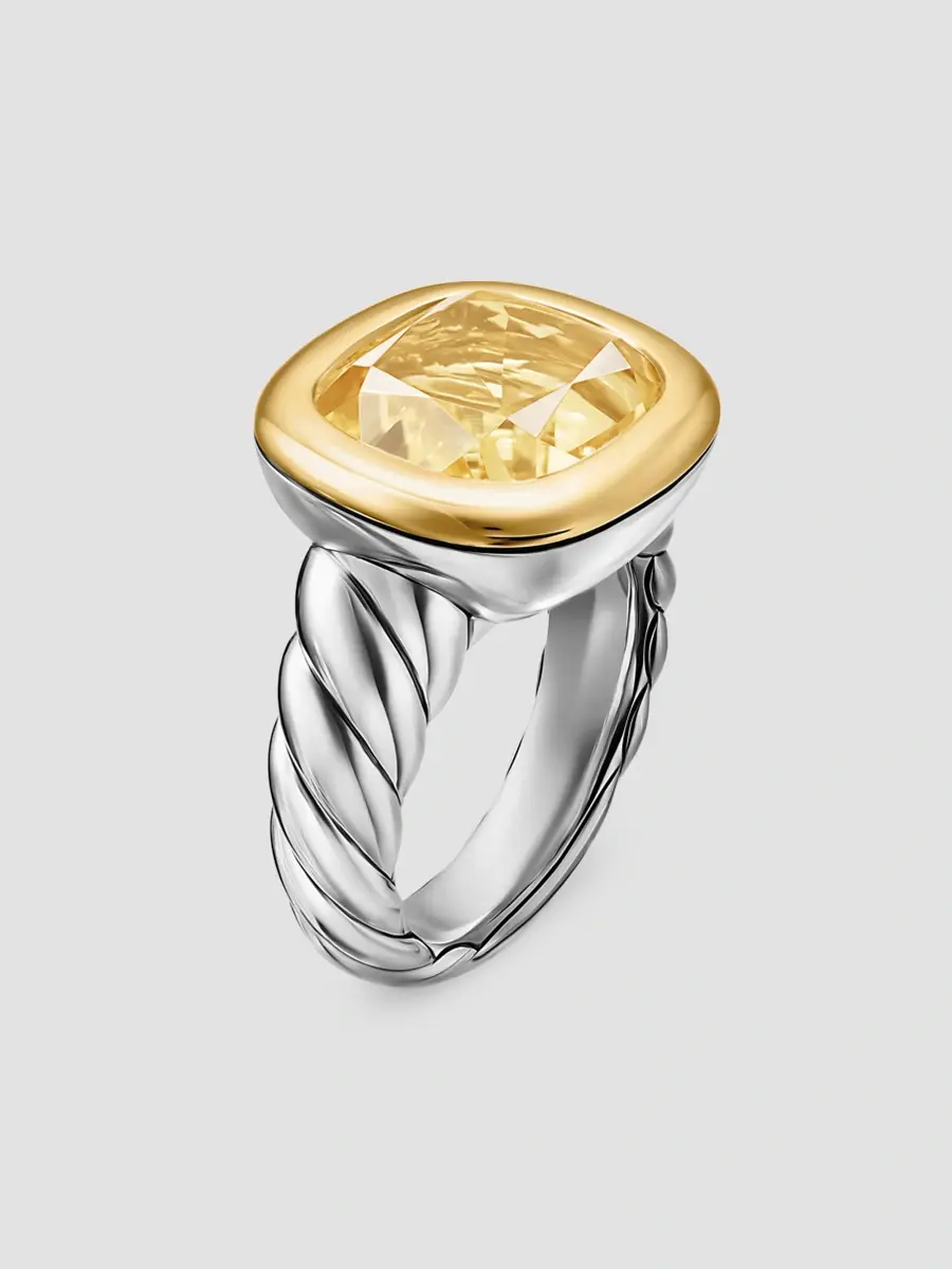David Yurman Women's DY Mercer Color Stone Ring in Sterling Silver | Thumbnail 2 David Yurman Women's DY Mercer Color Stone Ring in Sterling Silver | Thumbnail 2