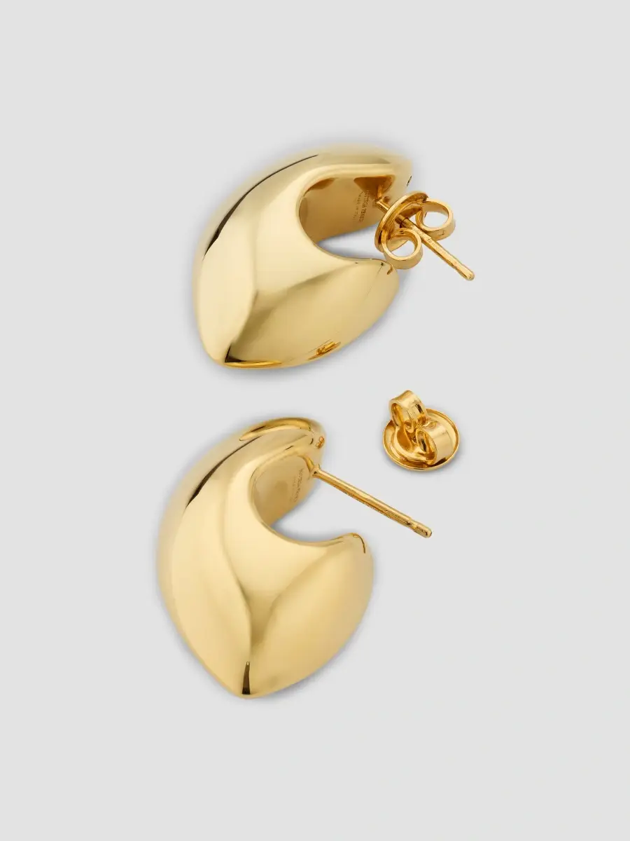 Bottega Veneta Women's Candy Claw 18K-Gold-Plated Sterling Silver Earrings | Thumbnail 4
