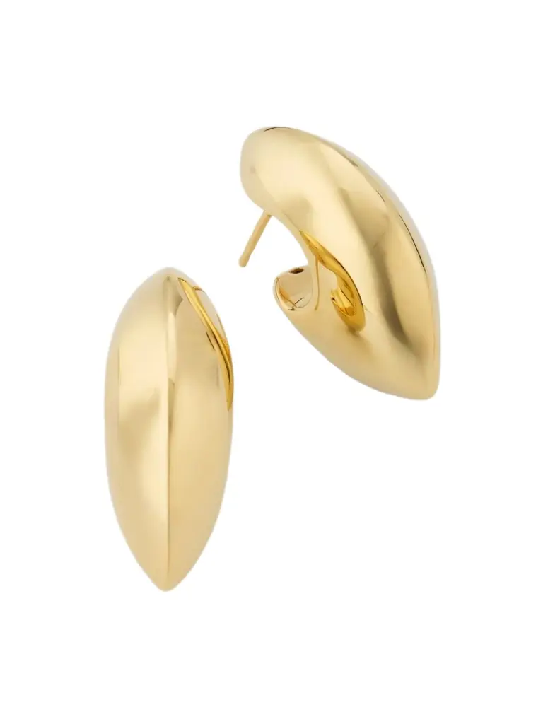 Women's Candy Claw 18K-Gold-Plated Sterling Silver Earrings Women's Candy Claw 18K-Gold-Plated Sterling Silver Earrings