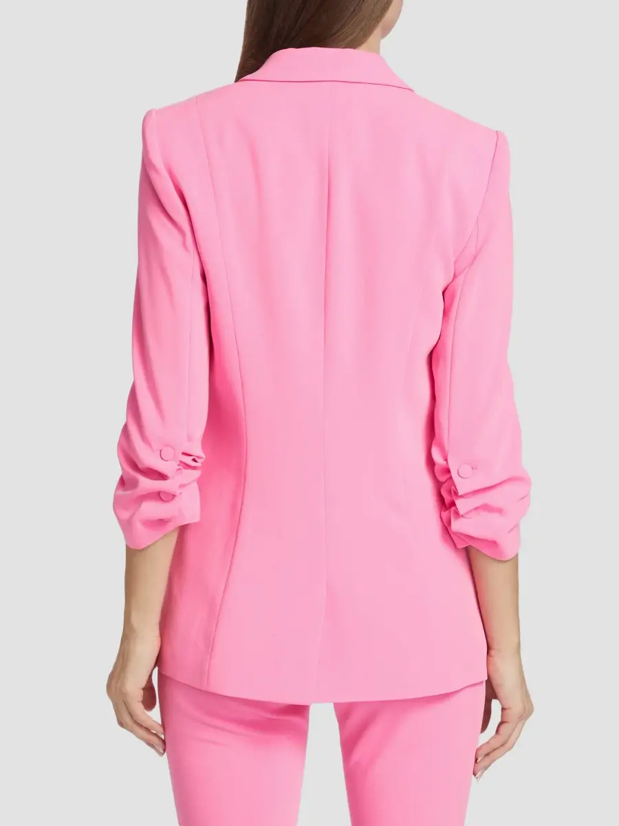 Cinq à Sept Women's Khloe Crepe Ruched Blazer | Thumbnail 5