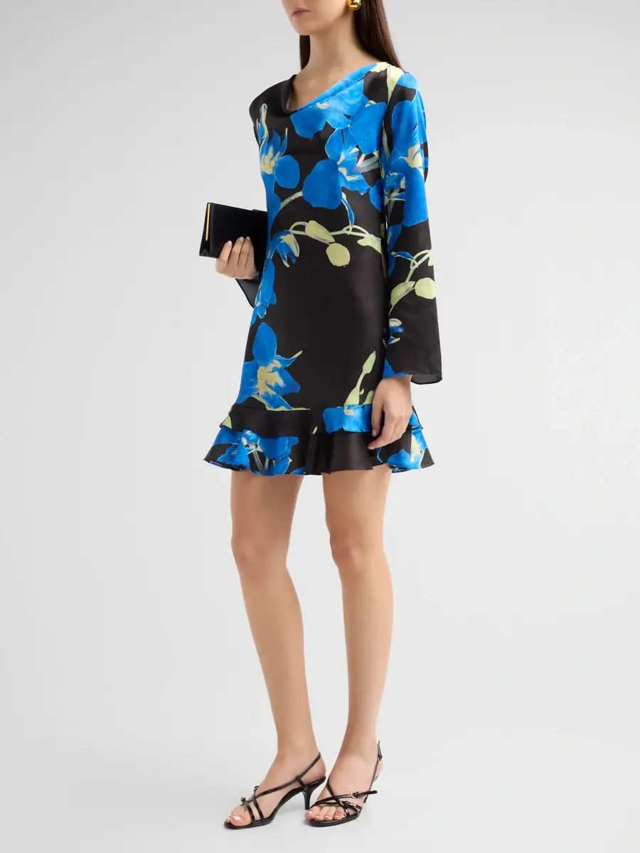Misa Los Angeles Women's Nima Printed Mini Dress | Thumbnail 4 Misa Los Angeles Women's Nima Printed Mini Dress | Thumbnail 4