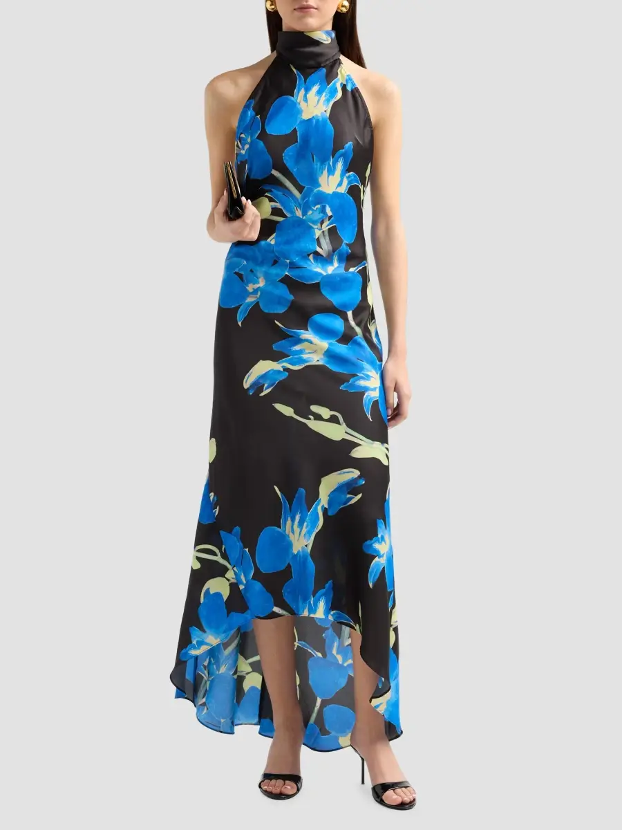 Misa Los Angeles Women's Fiore Floral Halter Maxi Dress | Thumbnail 2 Misa Los Angeles Women's Fiore Floral Halter Maxi Dress | Thumbnail 2