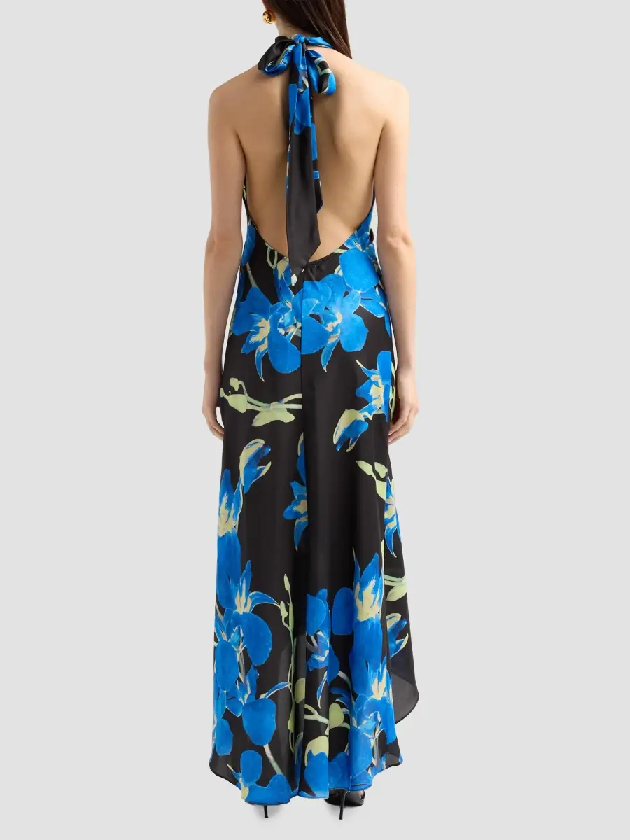 Misa Los Angeles Women's Fiore Floral Halter Maxi Dress | Thumbnail 3 Misa Los Angeles Women's Fiore Floral Halter Maxi Dress | Thumbnail 3