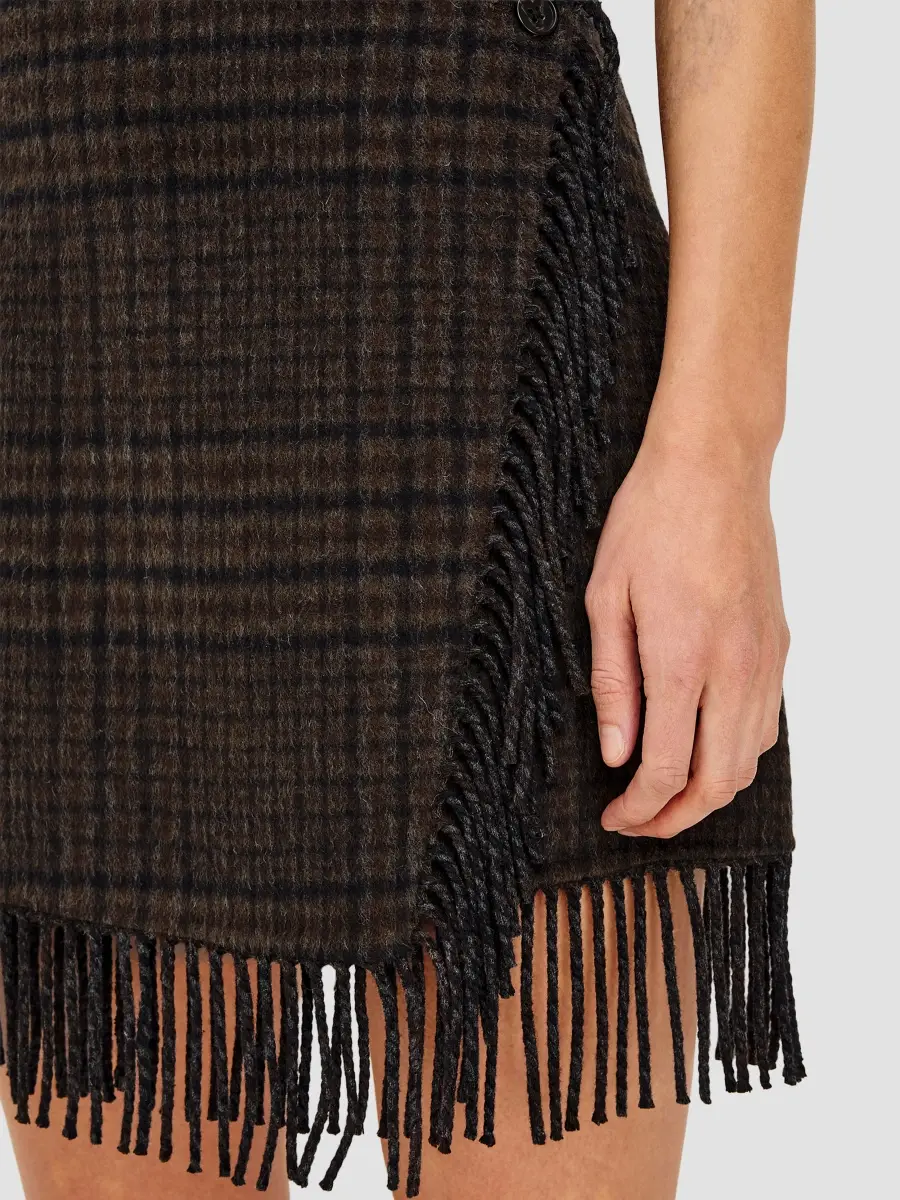 RAILS Women's Vista Plaid Wool-Blend Fringe Mini Skirt | Thumbnail 5 RAILS Women's Vista Plaid Wool-Blend Fringe Mini Skirt | Thumbnail 5